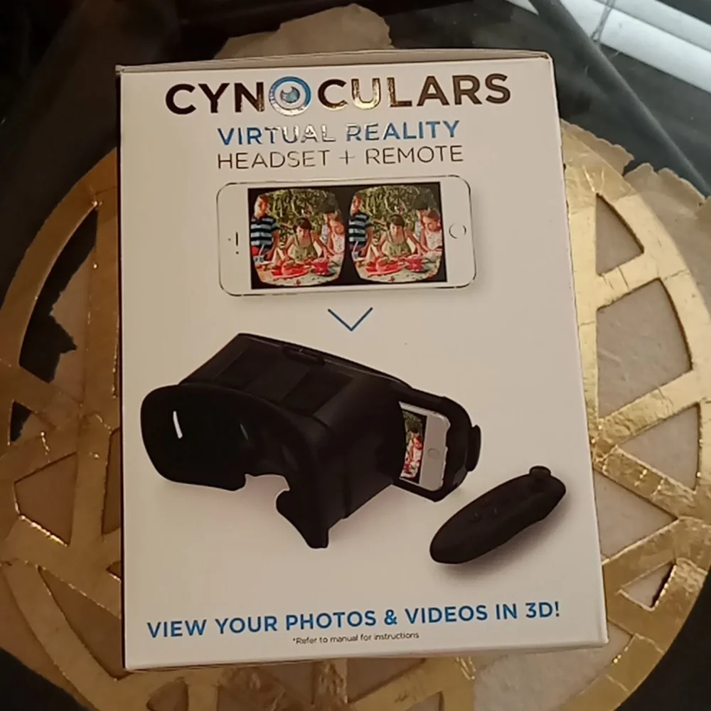 NEW Cynoculors virtual Realty Headset&Remote